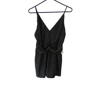 Ark & Co Black and Silver Romper